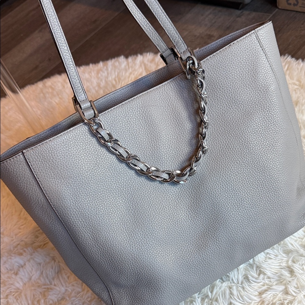 Michael Kors Silver Tote Bag - Picture 3 of 8